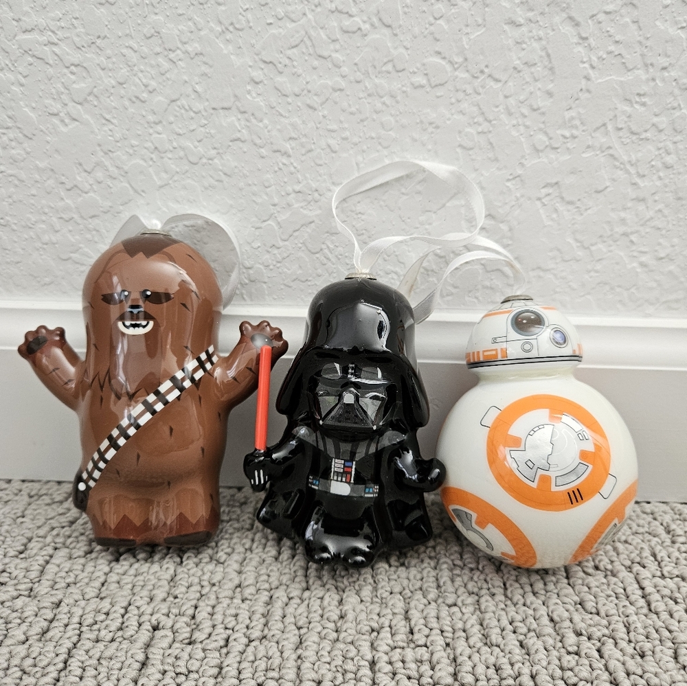 Star Wars RARE Darth Vader Hallmark Christmas Ornaments Set of 3